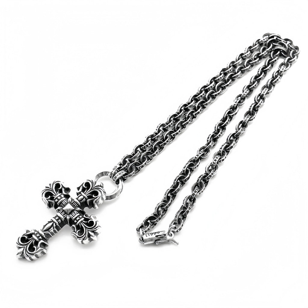 Paperchain Necklace With Dagger Pendant