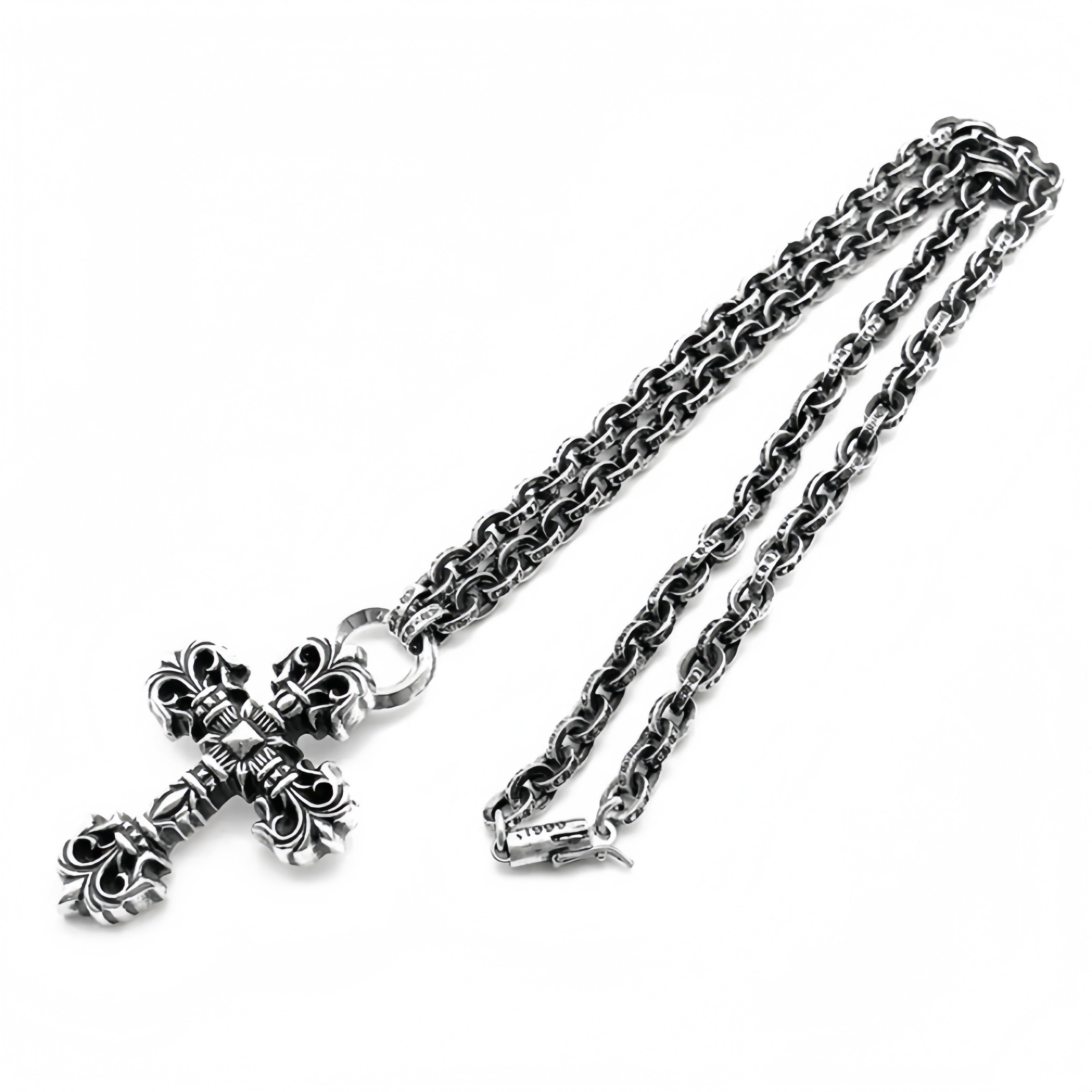 Paperchain Necklace With Dagger Pendant