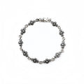 Silver Tiny E Bracelet