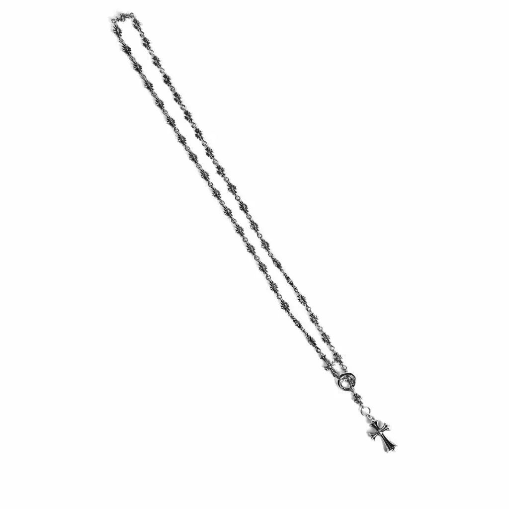CROSS AND BABYFAT CHARM WITH TINY E CH PLUS CHALK CHAIN