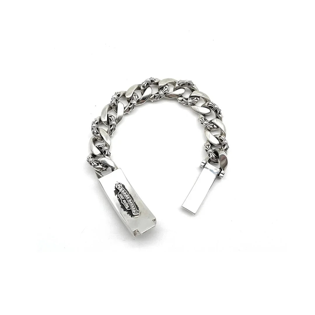 DAGGER ID FANCY LINK CLIP BRACELET 9