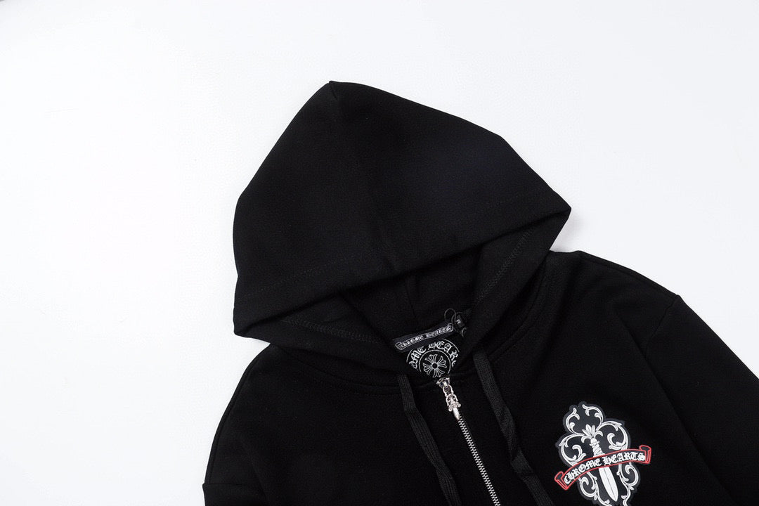 New Zip Up Hoodie -834