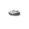 PLUS PYRAMID OPEN BAND RING 4